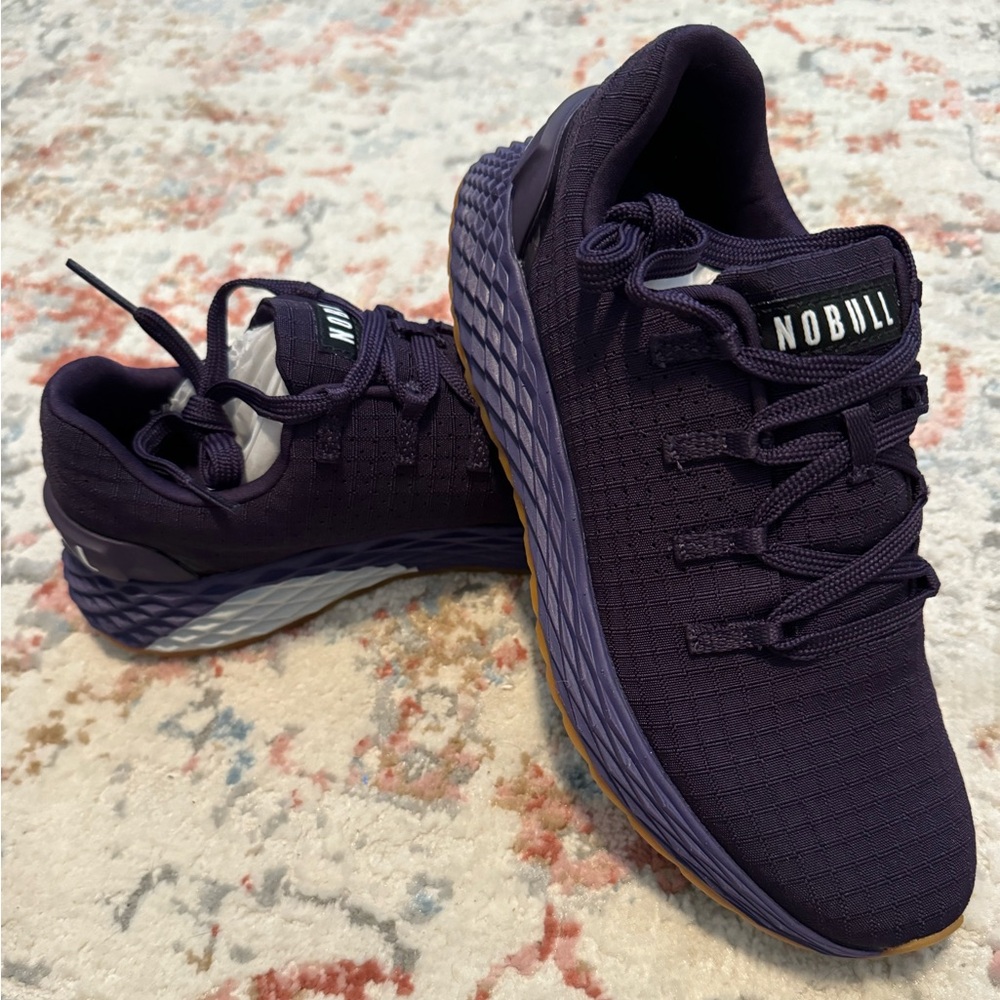 NoBull Plum Ripstop Runners size 6 women’s